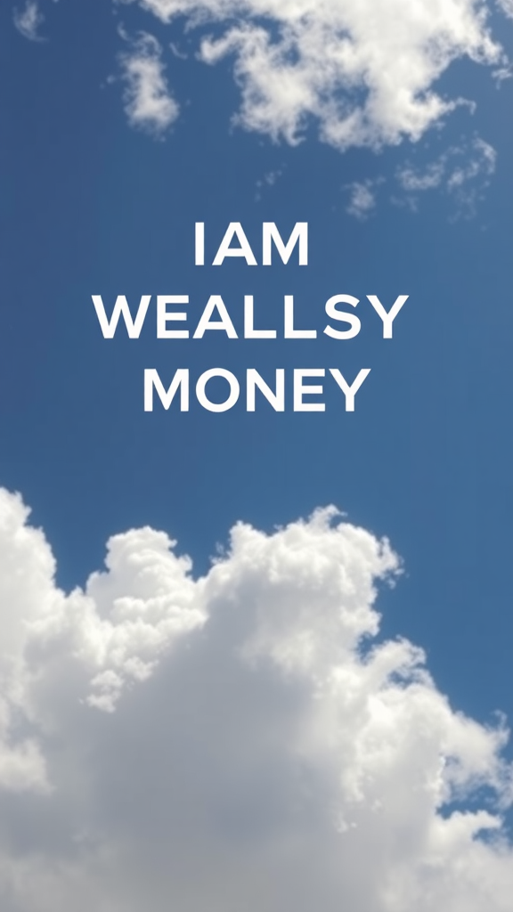 I Am Wealthy Money Affirmations